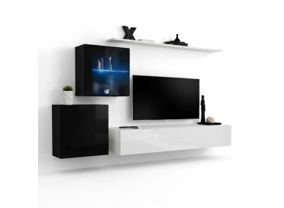 Mobili per soggiorno Designer Moderno Parete attrezzata 260 cm Lussuoso Set credenza.