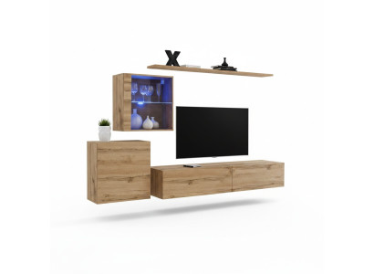 Mobile TV moderni mobile soggiorno design parete scaffali completi