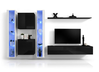 Mobili da soggiorno di design lusso supporto per TV designer mensola a muro completo