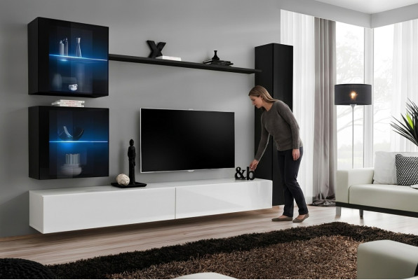 Set da parete 6 pezzi arredamento di lusso per soggiorno Designer TV cabinet parete