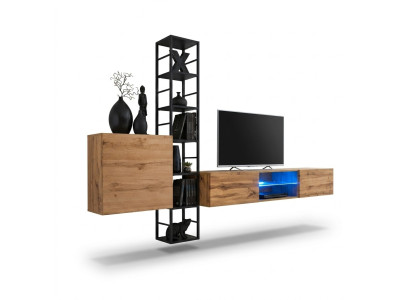 Wandregale Wohnwand Wandschrank Design mensola porta TV credenza di lusso nuova