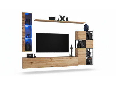 Mobili in legno marrone Design Soggiorno TV Stand Arredamento Soggiorno Set di mobili