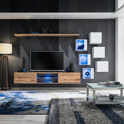 Mobile da soggiorno, credenza, mobili in legno, set di lusso, arredamento completo, armadio a muro.
