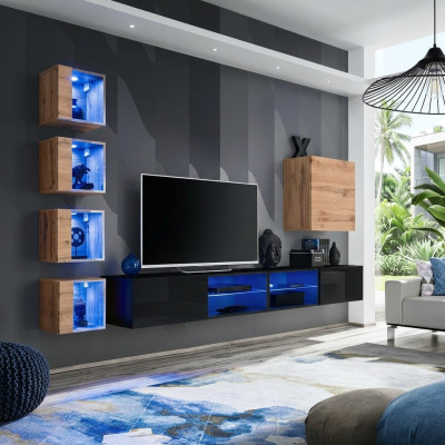 Mobili moderni Designer parete attrezzata di lusso Set nuovo armadio a parete