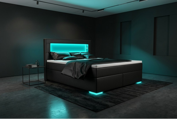 Camera da letto Letto Tessile di lusso Imbottito Arredamento 180x200 Mobili Letto matrimoniale Nuovo