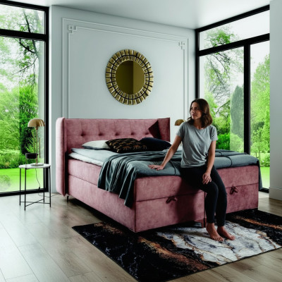 Camera da letto Mobili Letto Boxspring 160x200cm Design Moderno Arredamento