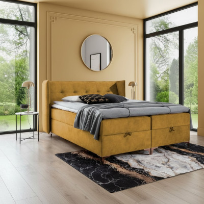 Letto 160x200 cm, mobili di design di lusso, letto matrimoniale, nuovo