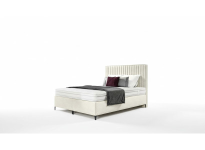Letto matrimoniale di design di lusso per la camera da letto imbottito 160x200cm stile moderno