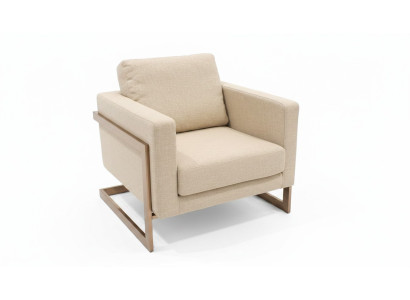 Lusso poltrona arredamento soggiorno design moderno mobili tessuto imbottito