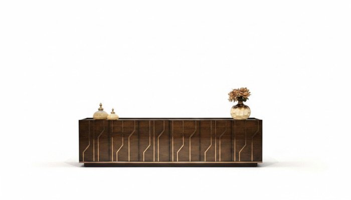 Soggiorno mobile credenza lusso design moderno in legno arredamento