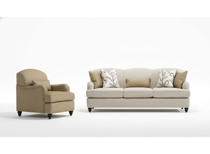 Set divano 2 pezzi Divano a tre posti Moderno Poltrona Set di divani Design Soggiorno