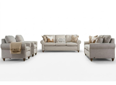 Set di divani soggiorno design moderno mobili 2x divano tre posti 2x poltrona