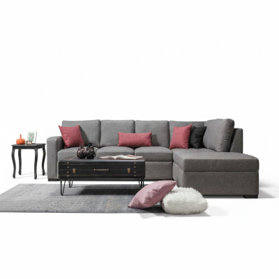 Soggiorno mobili imbottiti di lusso divano angolare a L design moderno divano.