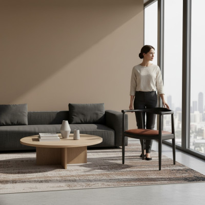 Design mobili sedia con braccioli sedia in legno arredamento nuovo imbottito sedile
