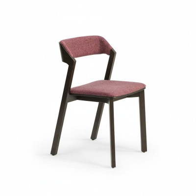 Sedia marrone moderna da sala da pranzo, arredamento di lusso, design, arredamento imbottito nuovo.