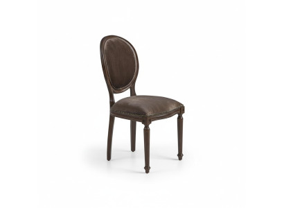 Designer di lusso Sedia da pranzo classica Sedie Sedile Imbottito Legno