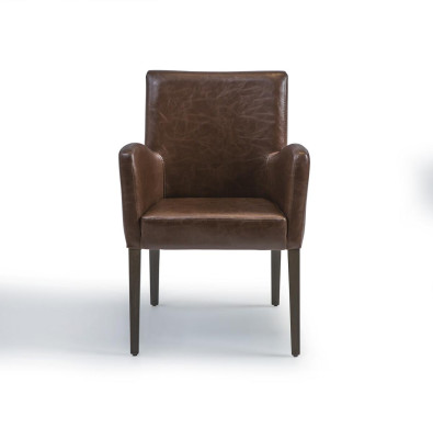 Design sedia lounge da pranzo, sedia imbottita con braccioli poltrona nuovo