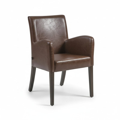 Design sedia lounge da pranzo, sedia imbottita con braccioli poltrona nuovo