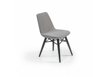 Designer moderno grigio, arredamento di lusso per sedie da sala da pranzo nuove