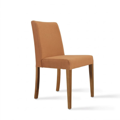 Arredamento di lusso Sedia moderna Marrone Nuova Sedia in legno Design sala da pranzo