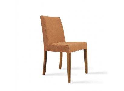 Arredamento di lusso Sedia moderna Marrone Nuova Sedia in legno Design sala da pranzo