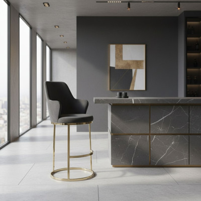 Sgabello da bar Sedia da designer per sala da pranzo Sgabello moderno Bar Nuovo mobile  Sgabello da bar Sedia da designer per sala da pranzo Sgabello moderno Bar Nuovo mobile