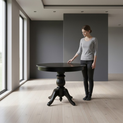 Design della sala da pranzo Tavolo da pranzo di lusso Rotondo Mobili Moderni in Legno Arredo.