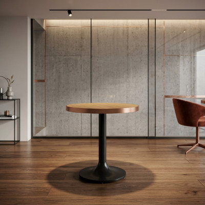 Tavolo da pranzo rotondo Sala da pranzo Arredamento di lusso Moderno Design in legno Tavoli