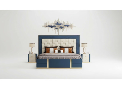Design Boxspring letto Moderno Letti Letto Letto Matrimoniale Hotel Lusso 180x200 Nuovo