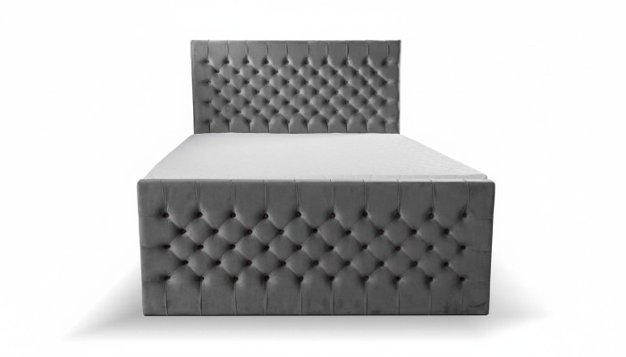 Lussuoso letto imbottito per camera da letto di design di lusso, letti matrimoniali di lusso per hotel 160x200cm.