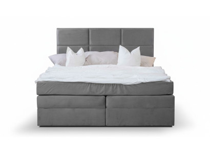Letto matrimoniale Letti imbottiti Letto in tessuto Design Mobili di lusso Cornice del letto 180x200