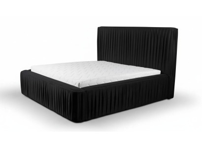 Design del letto di lusso Coppie di letti dell'hotel Camera da letto di lusso Moderno nero