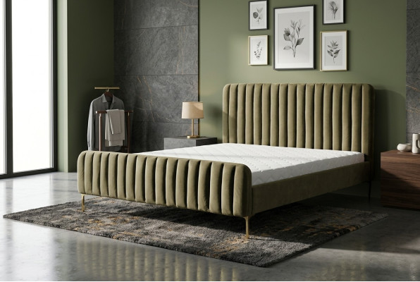 Moderno design imbottito letto di lusso letto matrimoniale design degli hotel mobili letto in legno