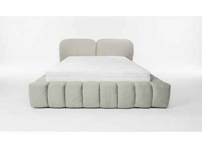 Struttura letto di lusso 180x200 cm colore grigio Testiera Letti Mobili Camera da letto