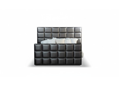 Camera da letto Letti in ecopelle Letto di lusso Letto a molle 180 x 200 cm