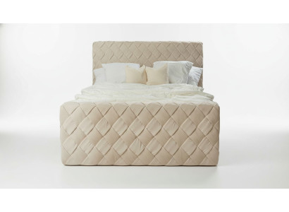 Letto di lusso Moderno 180x200 cm Struttura letto Design Mobili da camera da letto Testiera