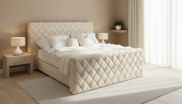 Mobili da camera da letto di lusso Letti Cornice letto moderna 160x200 cm Testiera di design