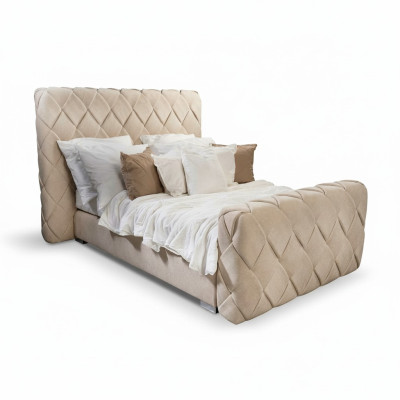 Mobili da camera da letto di lusso Letti Moderni Struttura letto 140x200 cm Testata design.