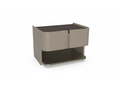 Design in grigio comodino consolle tavolini da salotto in legno di lusso per la camera da letto.
