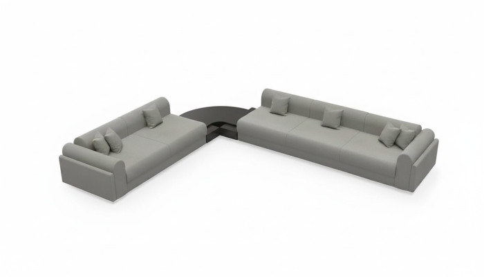 Divano ad angolo a L in tessuto Divano ad angolo divano imbottito di alta qualità Couch Couchen Mobili