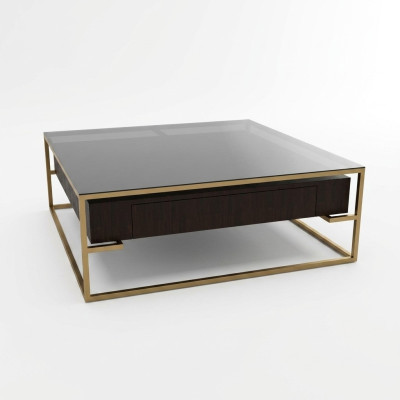 Tavolino da salotto di lusso dal design moderno in legno.