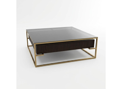 Tavolino da salotto di lusso dal design moderno in legno.