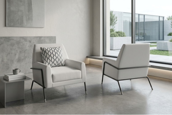Poltrona design arredamento soggiorno mobili bianchi Tessuto poltrona televisiva Lounge.