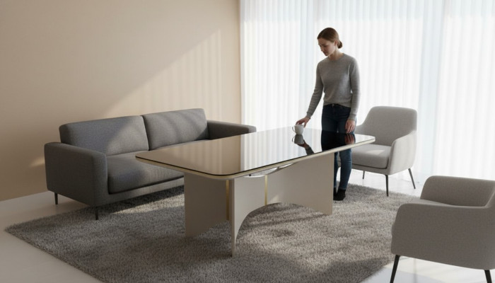 Moderno lusso tavolo grigio tavoli tavolo da pranzo design sala da pranzo nuovo