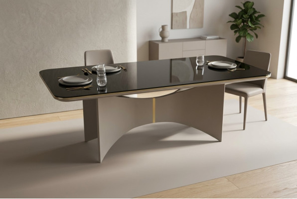 Moderno lusso tavolo grigio tavoli tavolo da pranzo design sala da pranzo nuovo