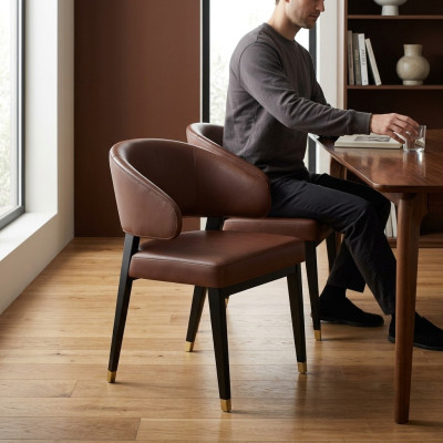 Sedie Set da pranzo Moderne Sedia da pranzo Sedia imbottita Design Mobili Nuovi