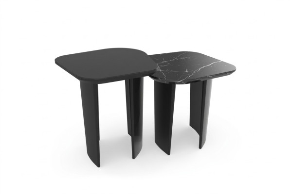 Tavolino aggiuntivo design di lusso Tavolino da salotto in nero Novità.