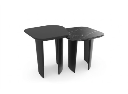 Tavolino aggiuntivo design di lusso Tavolino da salotto in nero Novità.