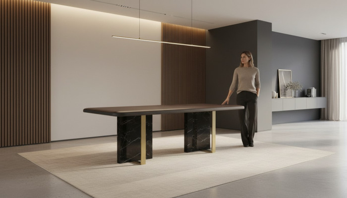 Tavolo da pranzo moderno per sala da pranzo soggiorno design di lusso nuovi