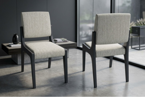 Grigia sedia sala da pranzo lusso mobili design sedie eleganti moderne in legno nuove